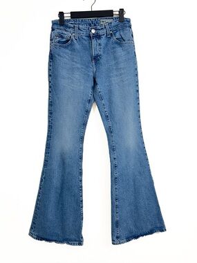 Adriano Goldschmied Angeline Mid-Rise Flare Denim Jeans Size 26